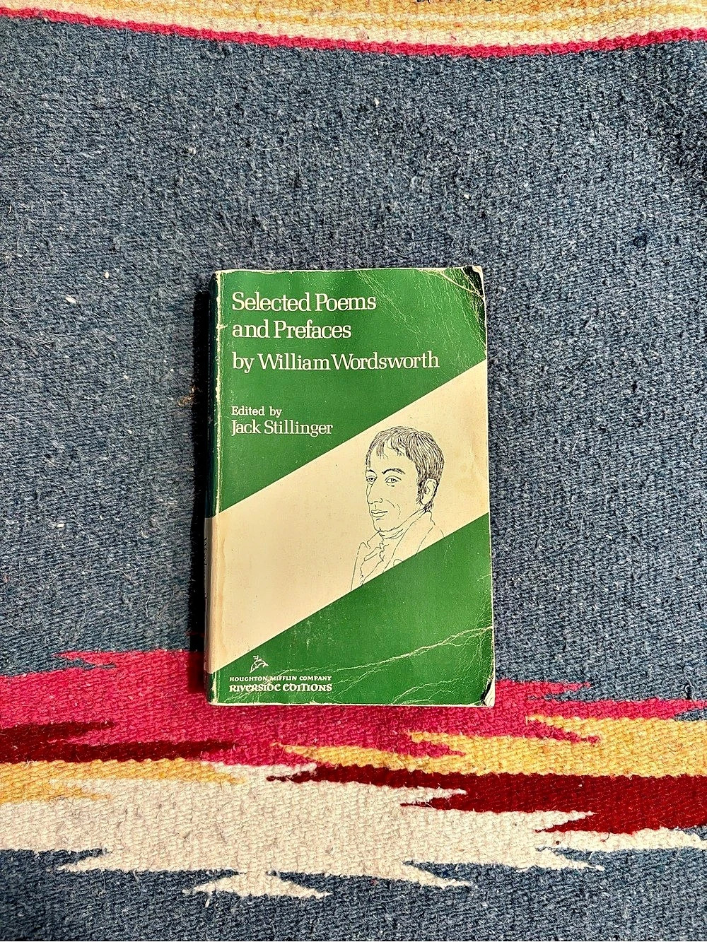 Riverside Editions Selected Poems and Prefaces by William Wordsworth Green Book